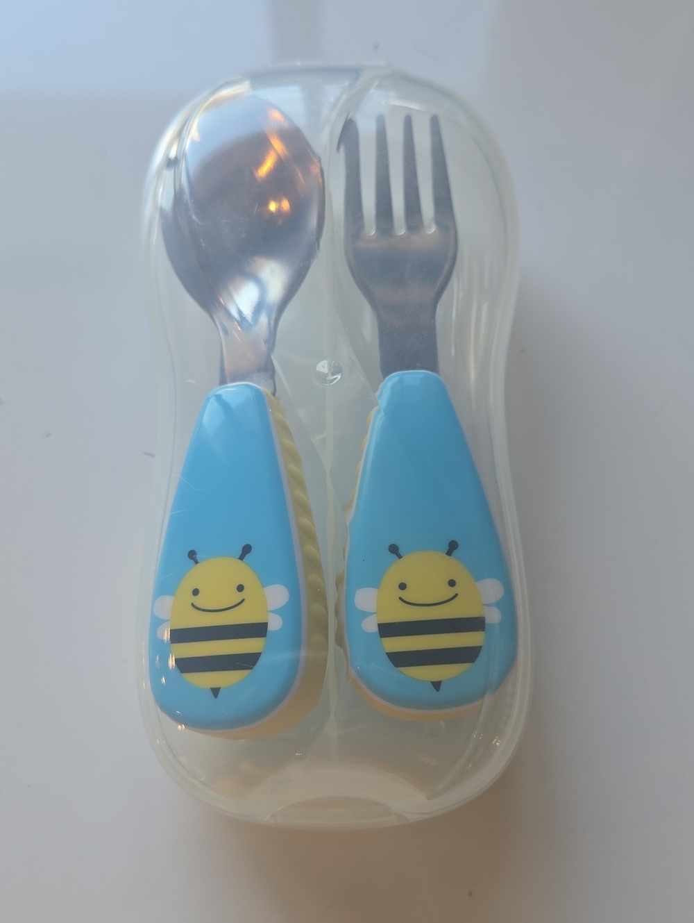 Kids Bee Spoon and Fork Set With Case